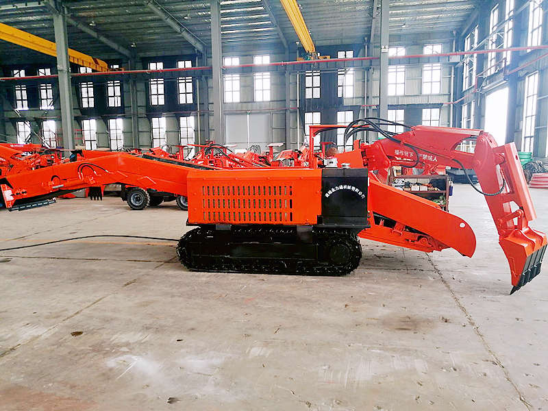 履帶扒渣機